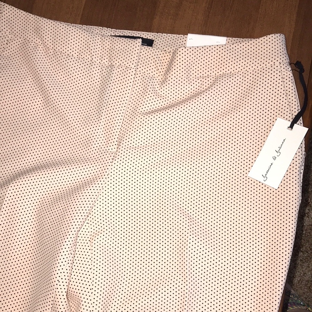Jasmine & Juliana Pink & Black Polka’dot Pant 12